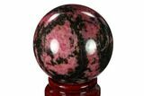 Rhodonite Sphere - Madagascar #157974-1